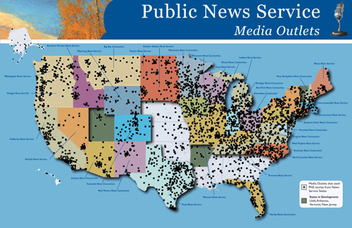 Map of over 8,000 media outlets using out content.